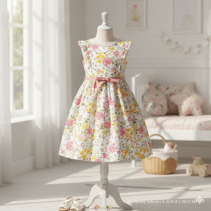 فستان "نسمة الصيف" الزهري